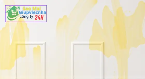 Bí quyết làm sạch tường ố vàng