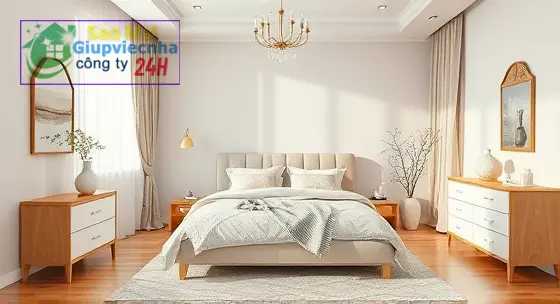 mẹo dọn phòng ngủ nhanh