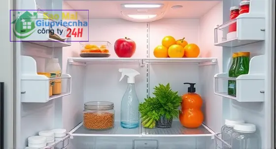 làm sạch tủ lạnh đúng cách