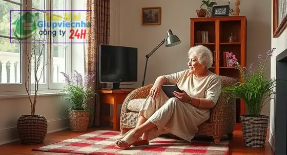 cách chống té ngã cho người già