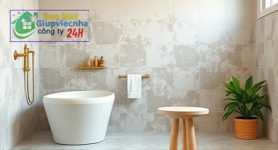 Cách trị mốc tường phòng tắm tại nhà