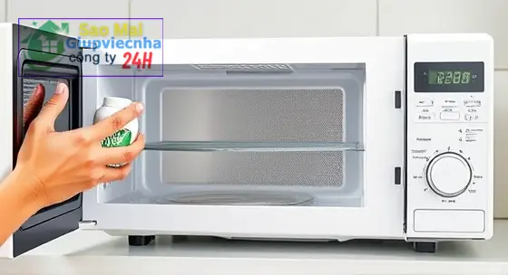 cách vệ sinh lò vi sóng nhanh gọn