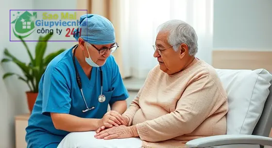 chăm sóc người già sau phẫu thuật tại nhà