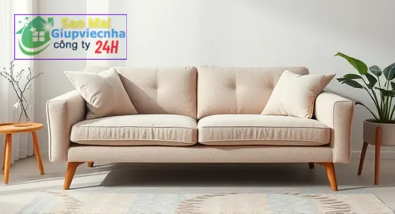 làm sạch ghế sofa vải không hút bụi