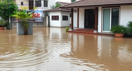 mẹo vệ sinh nhà cửa ngập lụt