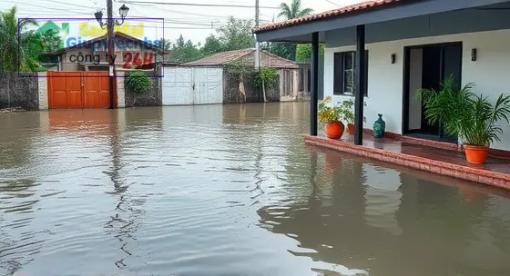 cách dọn nhà sau lũ