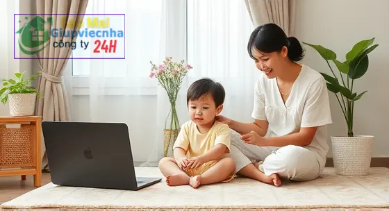 tìm người giữ trẻ tại Bình Dương