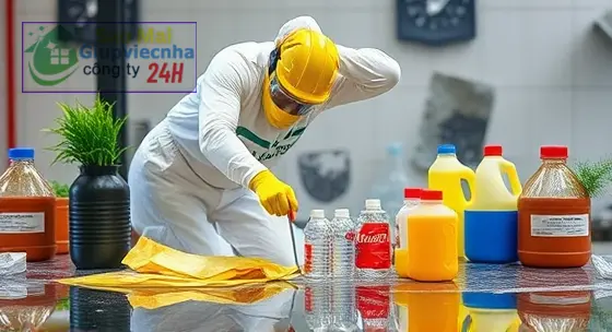 xử lý hóa chất tại nhà