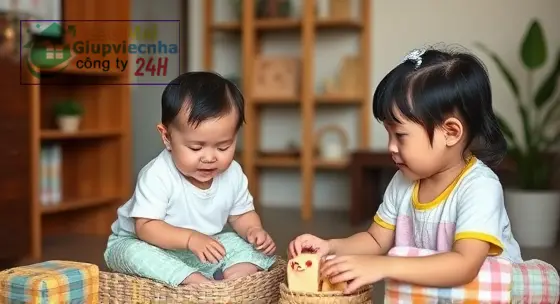 giúp việc giữ trẻ tại nhà
